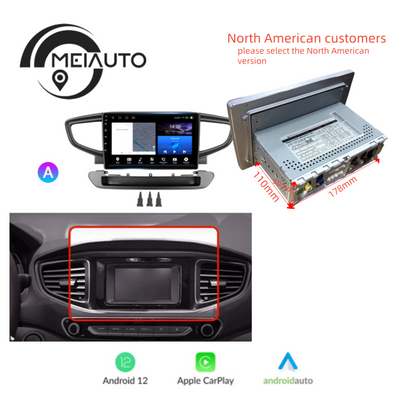 9" Android Head Unit: Ultimate Multimedia Experience For Hyundai Ioniq AE 2016-2023 with GPS Navigation System No 2din 8G+128G