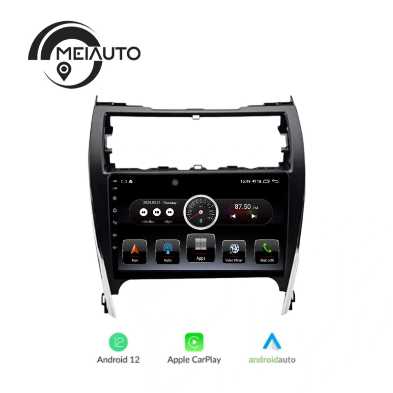 "Seamless Integration: 10.2-inch Plug and Play Car Radio Player Head Unit with GPS Navigation and Android Auto for Toyota Camry 7 XV 50 55 (2012-2014, US Edition)"