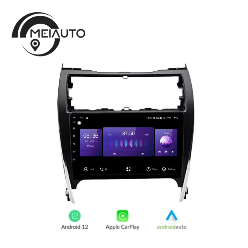 10.2 inch Car Radio Player Head Unit Plug And Play For Toyota Camry 7 XV 50 55 2012-2014 US Edition GPS Navigation Android Auto