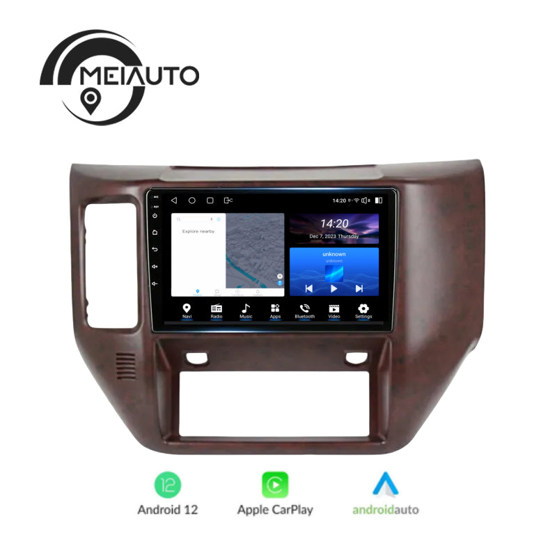 9 inch Car Android Stereo Head Unit 2K For Nissan Patrol V 5 Y61 LHD RHD 2004-2021 Radio Multimedia Video Player GPS Navigation