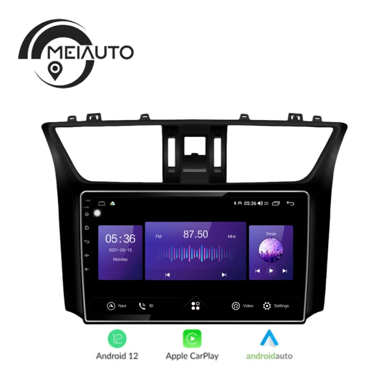 10.2inch Car Radio Multimedia Player Android Auto Carplay For Nissan Sylphy 2012-2016 Head Unit Plug And Play Navigation GPS