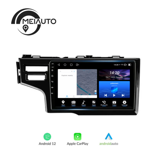 10.2 inch Car Stereo Android Radio Player For Honda Jazz 3 2015-2020 Fit 3 GP GK 2013-2020 Head Unit Multimedia Video GPS Navigation