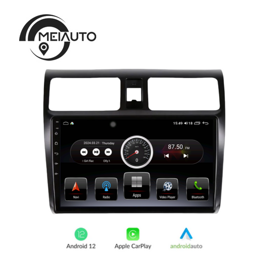 "Enhance Your Drive with 10.2-Inch Android Car Radio Multimedia Player for Suzuki Swift 3 2003-2010: Head Unit Plug and Play, GPS Intelligent System"