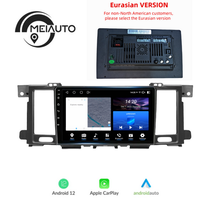 9 inch Car Stereo Head Unit 2K For Nissan Patrol Y62 2010-2020 Android Radio Multimedia Video Player GPS Navigation Audio No2din