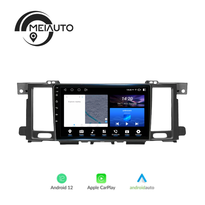 9 inch Car Stereo Head Unit 2K For Nissan Patrol Y62 2010-2020 Android Radio Multimedia Video Player GPS Navigation Audio No2din