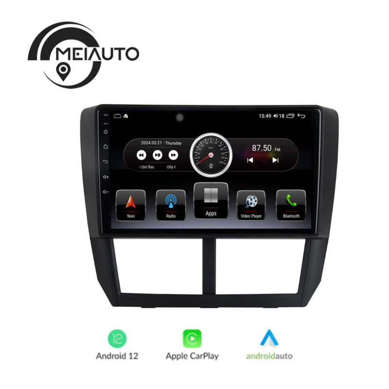 Car Stereo Android Radio Player For Subaru Forester 3 SH 2007-2013 For Subaru Impreza GH GE 2007-2011Navigation Head Unit