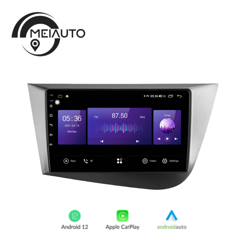 Android Car Stereo Radio Head Unit Player For Seat Leon2 MK2 Altea XL 2004-2015 Navigation GPS Carplay Plug And Play