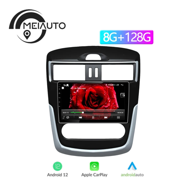 9 inch Car Radio Video Player Navigation GPS Android Auto And Carplay For Nissan Serena Tiida 2016-2018 Head Unit Plug And Play