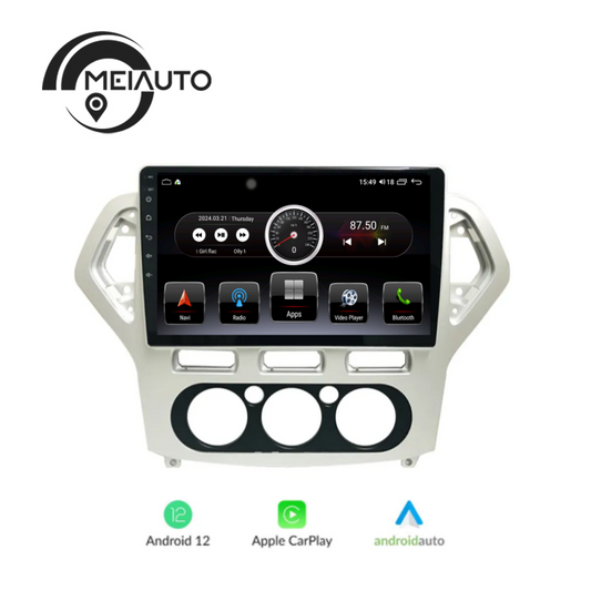 "Upgrade Your Ford Mondeo 4 (2006-2010) Infotainment System with a 9-inch Car Radio Android 12 Video Audio Player: Carplay, Auto Navigation GPS, Plug-and-Play Head Unit, Android 12 Multimedia"