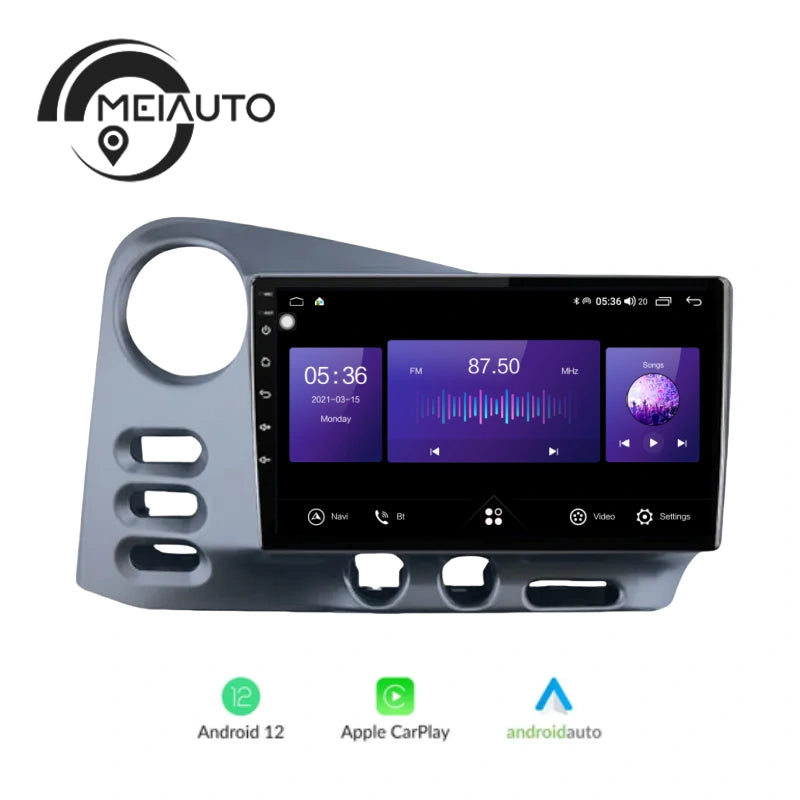 9" Car AndroidAuto Carplay Radio Player For Toyota Matrix 2 E130 E140 For PONTIAC Vibe 2002-2008 Head Unit Plug And Play