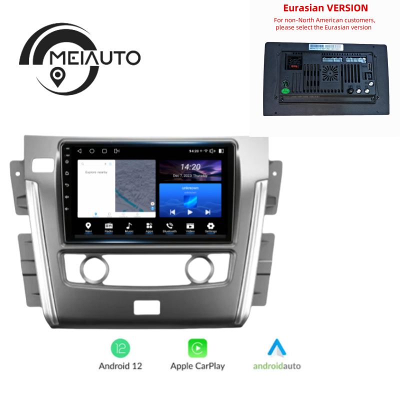 10.2 inch Car Android Stereo Head Unit For Nissan Patrol Y62 2010-2020 Car Radio Multimedia Video Player Audio Navigation GPS|