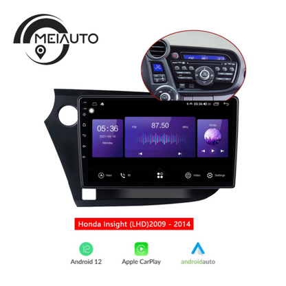 Car Stereo Android Auto Carplay Radio Player Navigation GPS For Honda Insight 2 LHD RHD 2009-2014 Head Unit Plug And Play