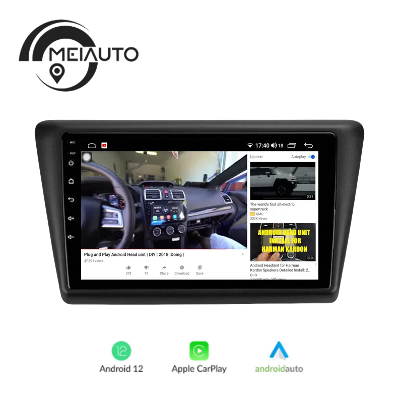 9 inch Android Auto Car Radio Multimedia GPS Player For Skoda Rapid 2013-2020 Bluetooth5.0 Built-in 4G Head Unit Plug And Play