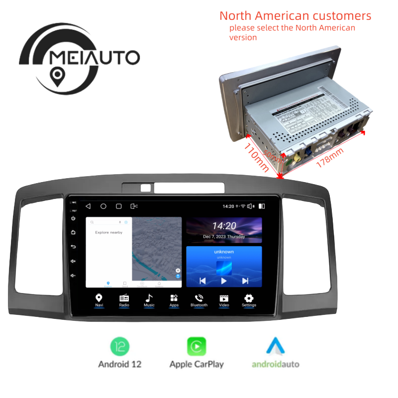 Car Stereo Android Head Unit 2K For Toyota Allion Premio T240 2001-2007Car Radio Multimedia Player Navigation GPS No 2din