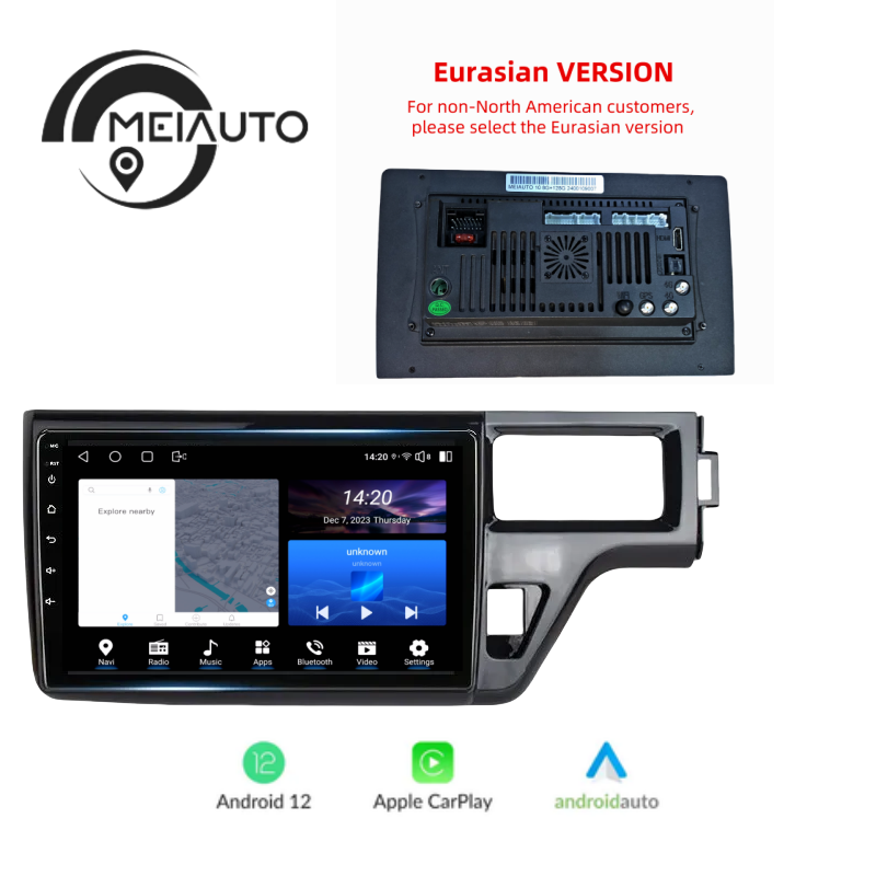 10.2inch Car Stereo Android Radio Player For Honda Stepwgn 5 2015-2021 Right Hand Driver Head Unit Multimedia Video GPS Navigation