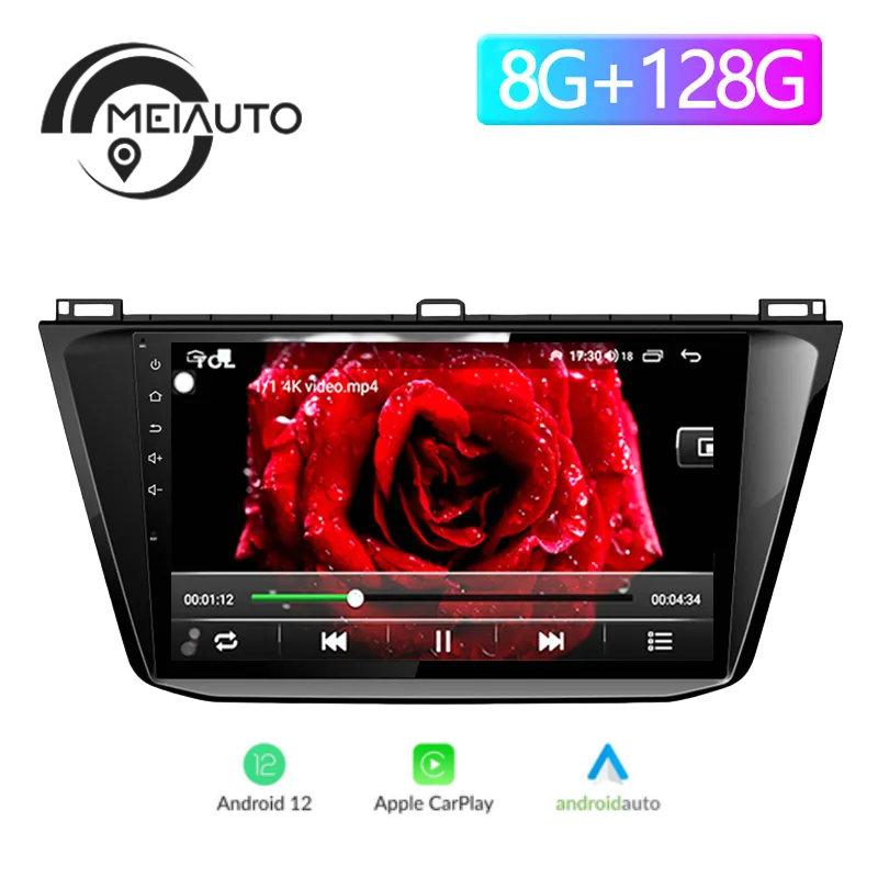 Car Android Radio Multimedia Player For VW Tiguan 2017 Built-in Carplay Android Auto GPS Navigation GLONASS Head Unit