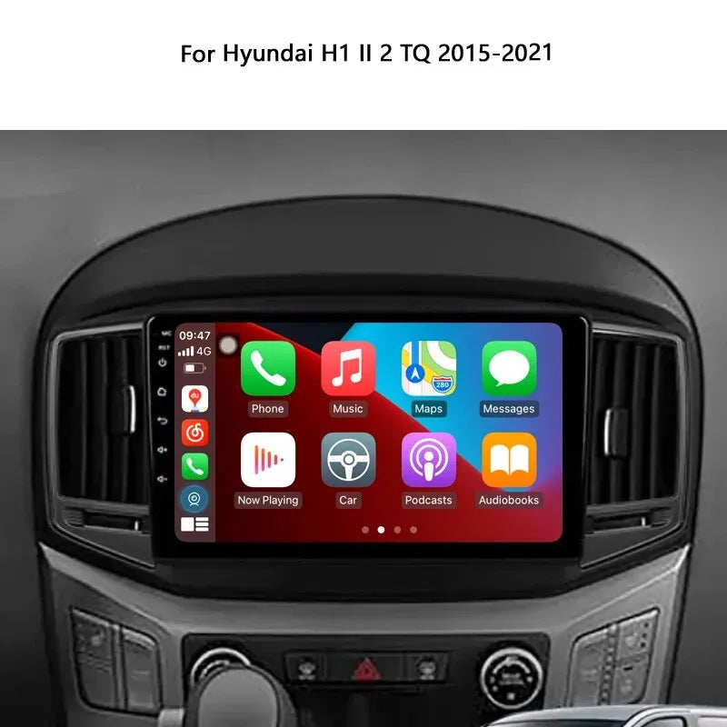 9"2K Android Head Unit For Hyundai H1 II 2 TQ 2015-2021 Car Autoradio Stereo Multimedia Video Player Navigation GPS No2din