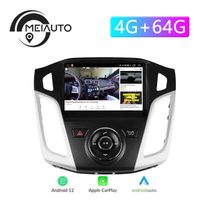 9inch Androidauto Carplay Radio Multimedia Player For Ford Focus 3 Mk 3 2011-2019 Navigation GPS Navi Car Stereo Head Unit