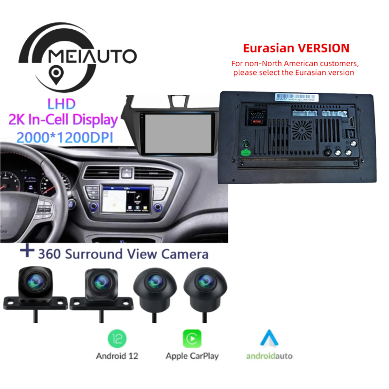 9" Android Head Unit For Hyundai i20 2 II GB 2014-2018 - Multimedia, Navigation, Safety Sans DVD. Drive Smart with Idoing into the Future!