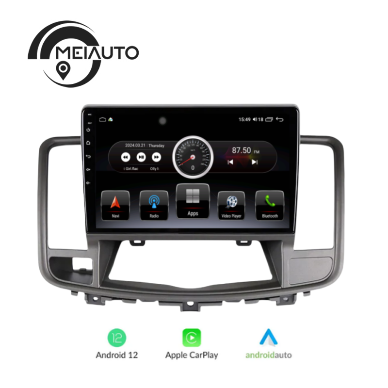 "Upgrade Your Nissan Teana J32 2008-2013: 10.2-Inch Car Android CarPlay Radio Multimedia Player, 4G+64G, GPS Navigation, Plug and Play"