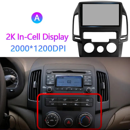 9"Androidauto Head Unit 2K For Hyundai i30 1 FD 2007-2012 Car Radio Stereo Multimedia Video Player Navigation GPS No 2din