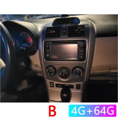 9INCH Android Car Radio Audio Player For Toyota Corolla 10 E140 E150 2006-2013 GPS Navigation Carplay Head Unit Plug And Play