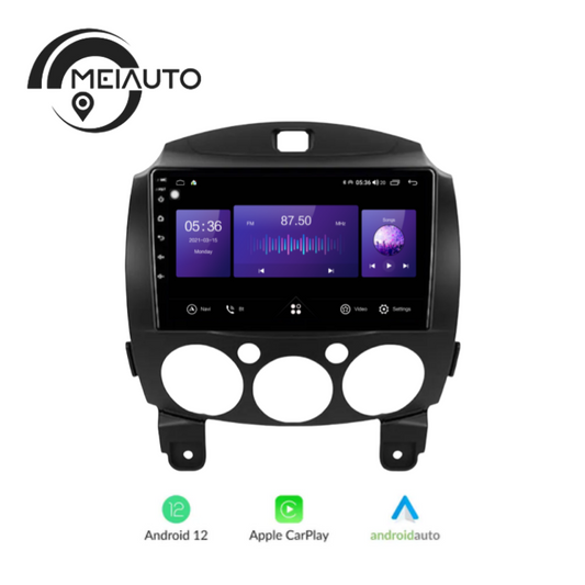 Car Head Unit Plug And Play For Mazda 2 DE 2007-2014 Car Radio Multimedia Video Player Navigation GPS Android No 2din