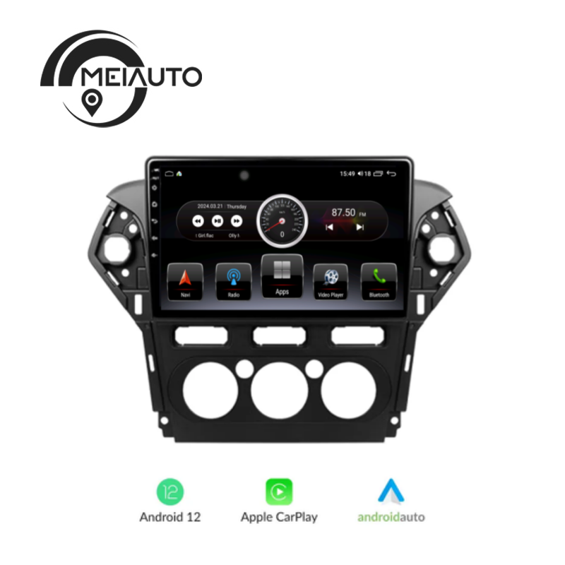 "Upgrade Your Ford Mondeo 4 (2010-2014) Infotainment System with a 9-inch Car Stereo Radio Video Player: Head Unit Plug And Play, Carplay, Android Auto, Navigation GPS, Android Integration"