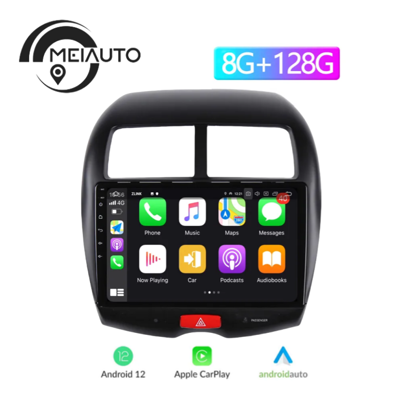 10.2 inch 4G+64G 2.5D QLED Car Stereo Android Radio Multimedia Player For Mitsubishi ASX 2010-2018 GPS Navigation DSP Head Unit