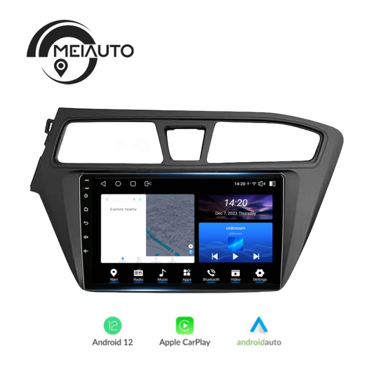 9" Android Head Unit For Hyundai i20 2 II GB 2014-2018 - Multimedia, Navigation, Safety Sans DVD. Drive Smart with Idoing into the Future!