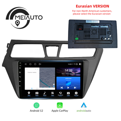 9" Android Head Unit For Hyundai i20 2 II GB 2014-2018 - Multimedia, Navigation, Safety Sans DVD. Drive Smart with Idoing into the Future!