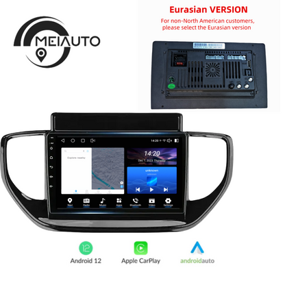 9"Android 2K Head Unit For Hyundai Solaris 2 II 2020-2021 Car Radio Stereo Multimedia Video Player Navigation GPS No2din