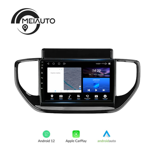 9"Android 2K Head Unit For Hyundai Solaris 2 II 2020-2021 Car Radio Stereo Multimedia Video Player Navigation GPS No2din