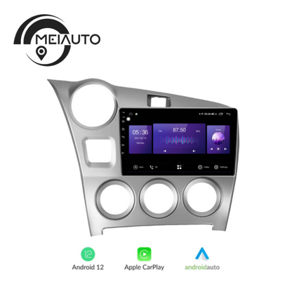 9inch Android Auto Carplay Car Stereo Radio Player For Toyota Matrix 2 E140 2008-2014 GPS Navigation Head Unit Plug And Play