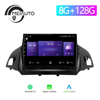 9inch Car Android Auto Carplay Radio Video Player Navigation GPS For Ford Kuga 2 Escape 3 2012-2019 Head Unit Plug And Play Android No 2din 2 din