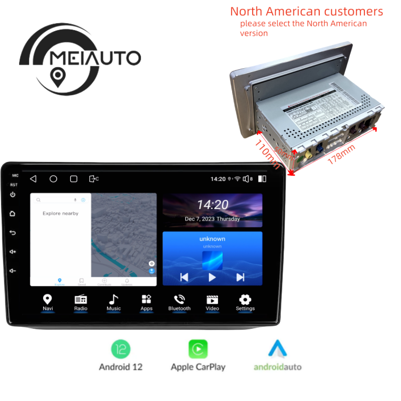 Android Car Radio Head Unit For Dodge Ram 5 V DT 2018-2021 Stereo Multimedia Video Player Auto Navigation Stereo GPS No2din