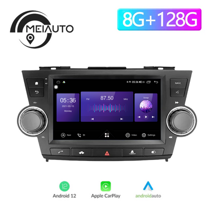 Car Stereo Android Radio Multimedia Player Navigation GPS For Toyota Highlander 2 XU40 2007-2013 Head Unit Plug And Play