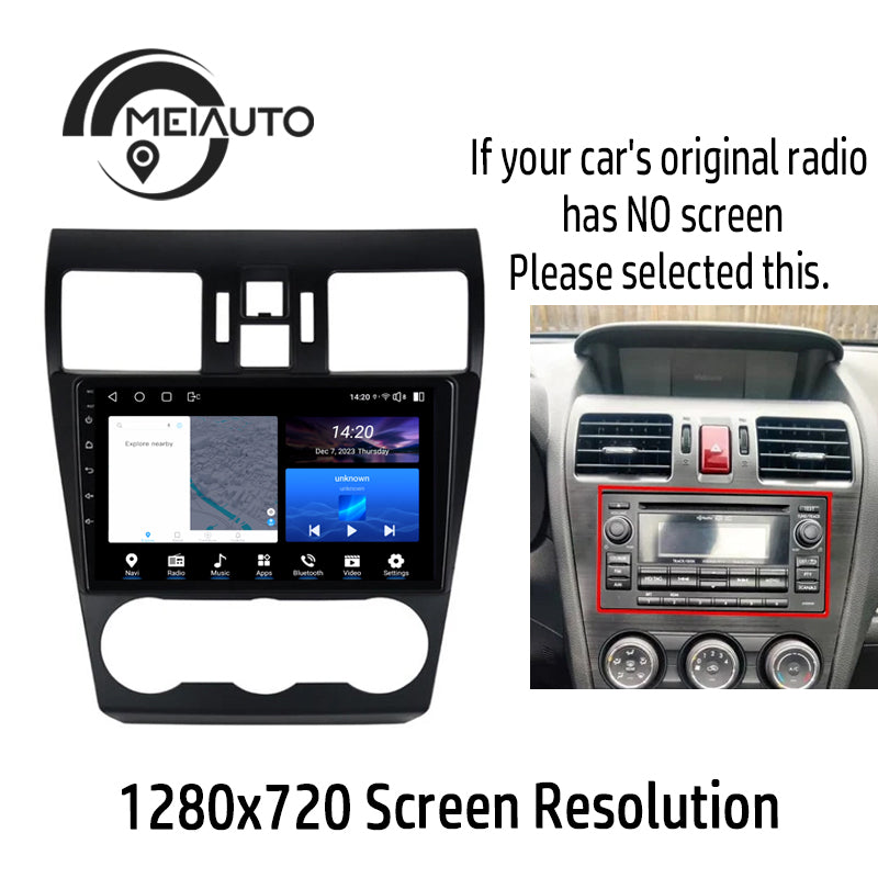 Android 12 Car Radio for For Subaru Forester 4 SJ Impreza WRX 2012-2015, 9 inch Touch Screen Car Stereo, Apple Carplay Android Auto Steering Wheel Control Bluetooth Hi-Fi Audio