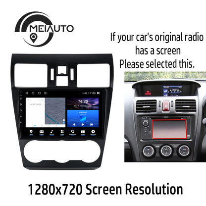 Android 12 Car Radio for For Subaru Forester 4 SJ Impreza WRX 2012-2015, 9 inch Touch Screen Car Stereo, Apple Carplay Android Auto Steering Wheel Control Bluetooth Hi-Fi Audio