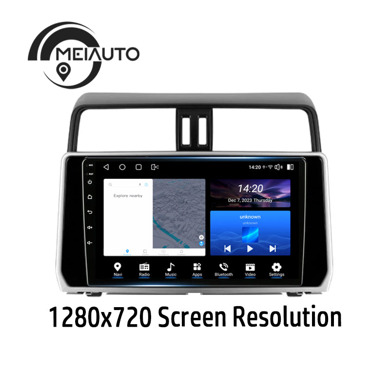 Android 12 Car Radio for Toyota Land Cruiser Prado 150 2017 2018 2019, 9 inch Touch Screen Car Stereo, Apple Carplay Android Auto Steering Wheel Control Bluetooth Hi-Fi Audio