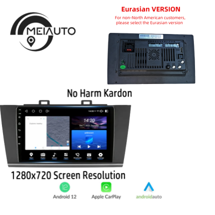 Android 12 Car Radio for For Subaru Outback 5 2014-2018 Legacy 6 2014-2017, 9 inch Touch Screen Car Stereo, Apple Carplay Android Auto Steering Wheel Control Bluetooth Hi-Fi Audio