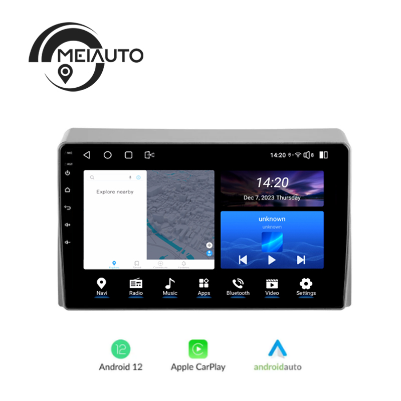 MeiAuto 汽车音响 Android 主机适用于丰田海狮 XH10 H200 2004-2021 收音机多媒体视频播放器导航 GPS