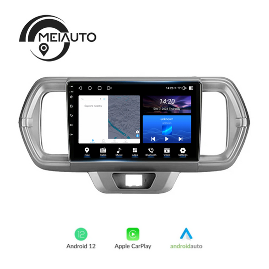 Android 12 Car Radio for Toyota Passo III 3 2016-2021 RHD, 9 inch Touch Screen Car Stereo, Apple Carplay Android Auto Steering Wheel Control Bluetooth Hi-Fi Audio