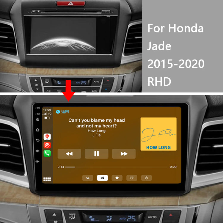 Android 12 Car Radio for Honda Jade 2015 2016 2017 2018 2019 2020 RHD, 9 inch Touch Screen Car Stereo, Apple Carplay Android Auto Steering Wheel Control Bluetooth Hi-Fi Audio