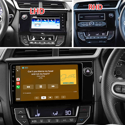 Android 12 Car Radio for Honda BRV LHD RHD 2015 2016 2017 2018 2019, 9 inch Touch Screen Car Stereo, Apple Carplay Android Auto Steering Wheel Control Bluetooth Hi-Fi Audio