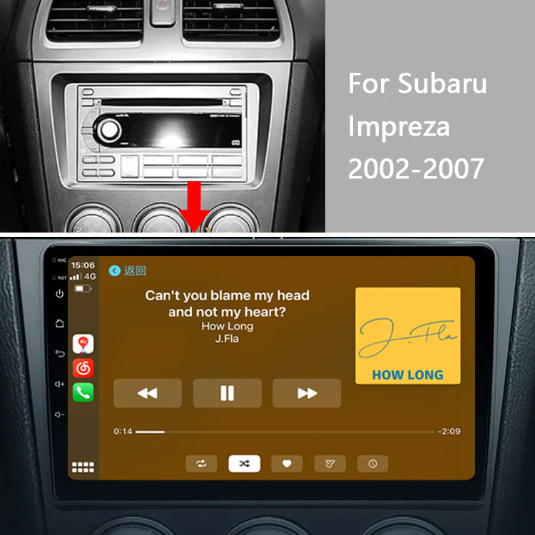 Android 12 Car Radio for For Subaru Impreza GD GG 2002-2007, 9 inch Touch Screen Car Stereo, Apple Carplay Android Auto Steering Wheel Control Bluetooth Hi-Fi Audio