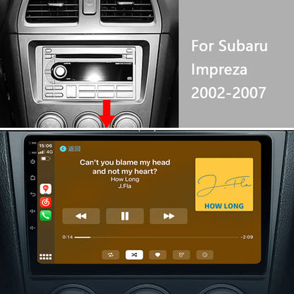 Android 12 Car Radio for For Subaru Impreza GD GG 2002-2007, 9 inch Touch Screen Car Stereo, Apple Carplay Android Auto Steering Wheel Control Bluetooth Hi-Fi Audio