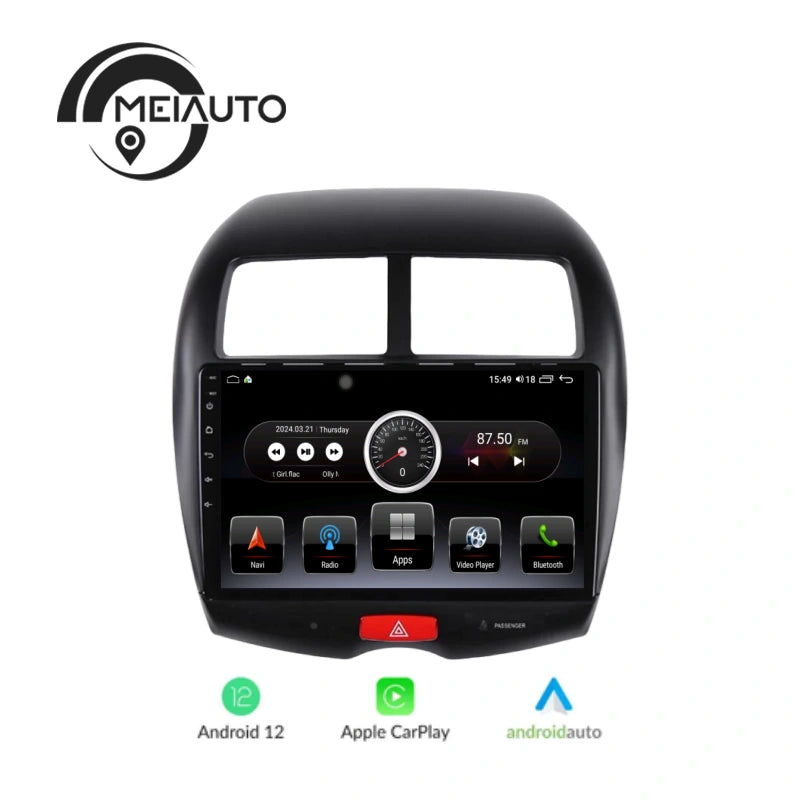 "Upgrade Your Mitsubishi ASX 2010-2018 with 10.2-Inch 4G+64G 2.5D QLED Car Stereo Android Radio: GPS Navigation, DSP Head Unit"