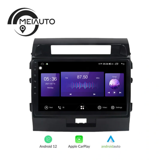 10.2INCH Android Auto Car Radio DSP Player For Toyota Land Cruiser 11 LC 200 2008-2013 GPS Navigation Head Unit Plug And Play