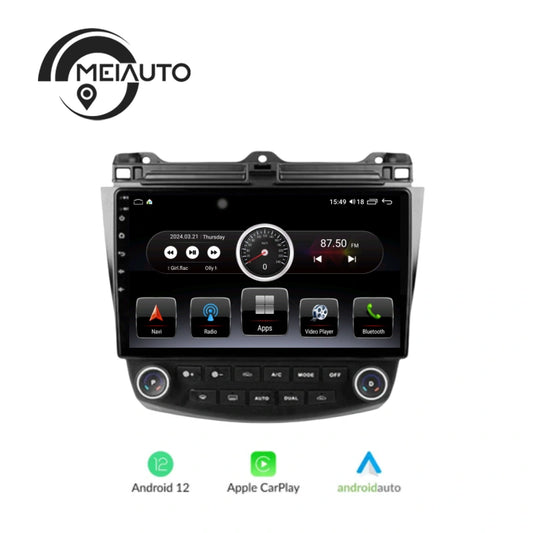 "Enhance Your Drive with 10.2-Inch Android Auto Radio Head Unit Plug and Play Car Multimedia Player for Honda Accord 7 CM UC CL 2005-2008: GPS Navigation"